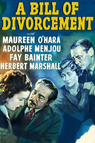 A Bill of Divorcement Poster