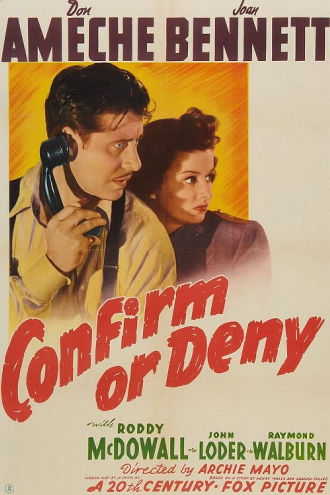Confirm or Deny Poster