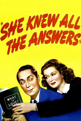 She Knew All the Answers Poster