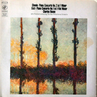Chopin: Piano Concerto no. 2 / Liszt: Piano Concerto no. 1 Cover