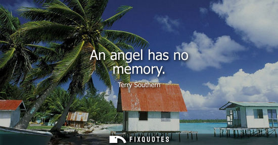 Small: An angel has no memory