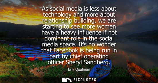 Small: As social media is less about technology and more about relationship building, we are starting to see more wom