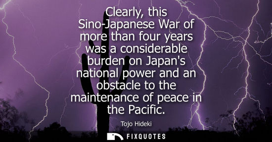Small: Clearly, this Sino-Japanese War of more than four years was a considerable burden on Japans national po