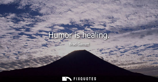 Small: Humor is healing