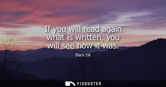 Small: If you will read again what is written, you will see how it was
