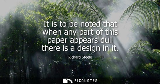 Small: It is to be noted that when any part of this paper appears dull there is a design in it