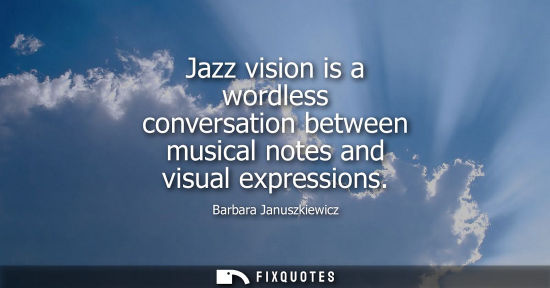 Small: Jazz vision is a wordless conversation between musical notes and visual expressions