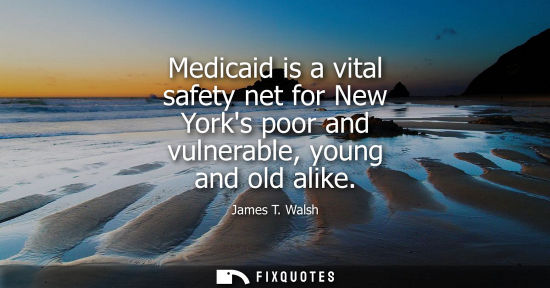 Small: Medicaid is a vital safety net for New Yorks poor and vulnerable, young and old alike