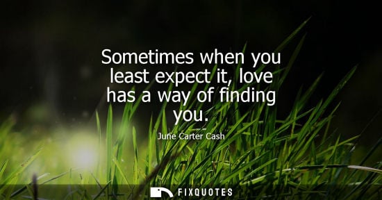 Small: Sometimes when you least expect it, love has a way of finding you