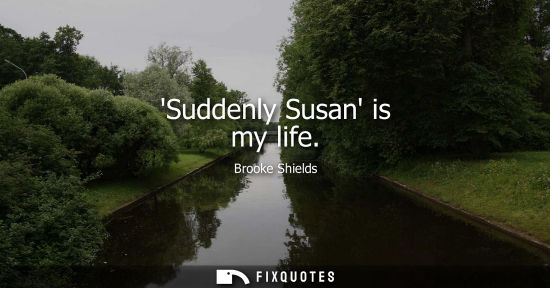 Small: Suddenly Susan is my life