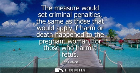 Small: The measure would set criminal penalties, the same as those that would apply if harm or death happened 