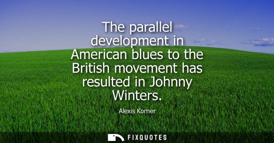 Small: The parallel development in American blues to the British movement has resulted in Johnny Winters