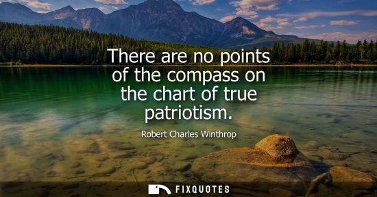 Small: There are no points of the compass on the chart of true patriotism