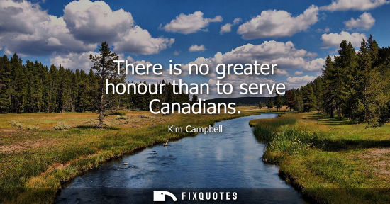 Small: There is no greater honour than to serve Canadians