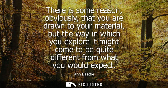 Small: There is some reason, obviously, that you are drawn to your material, but the way in which you explore 
