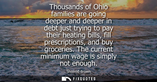 Small: Thousands of Ohio families are going deeper and deeper in debt just trying to pay their heating bills, 