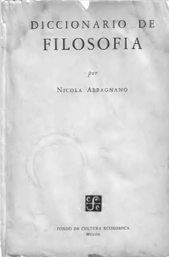 Dictionary of Philosophy by Nicola Abbagnano