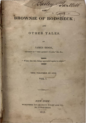 The Brownie of Bodsbeck and Other Tales by James Hogg