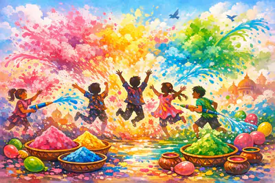 Happy Holi Wishes, Colorful Quotes & Status 2026