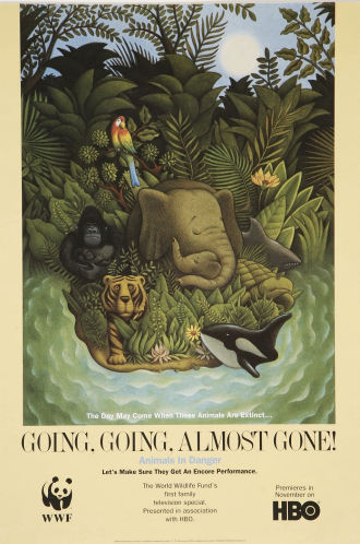 Going, Going, Almost Gone! Animals in Danger Poster