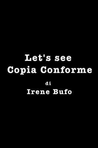 Let's See Copia Conforme Poster