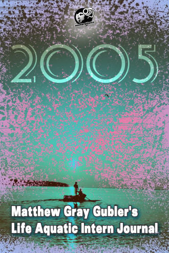 Matthew Gray Gubler's Life Aquatic Intern Journal Poster