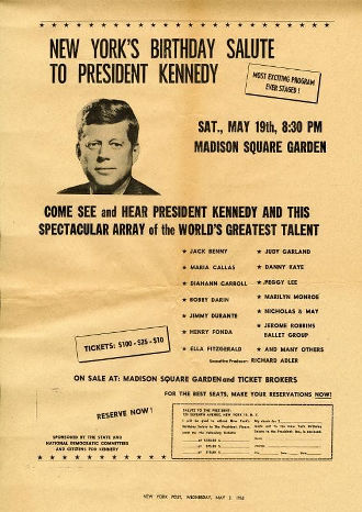 President Kennedy's Birthday Salute Poster