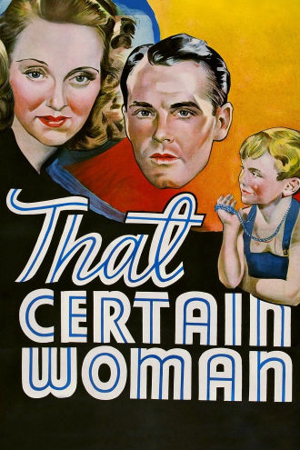 That Certain Woman Poster
