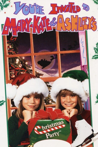 You're Invited to Mary-Kate & Ashley's Christmas Party Poster