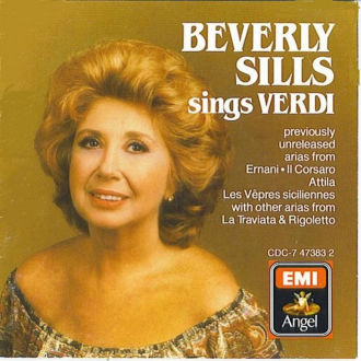 Beverly Sills Sings Verdi Cover