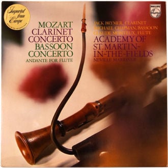 Clarinet Concerto / Bassoon Concerto / Andante for Flute Cover