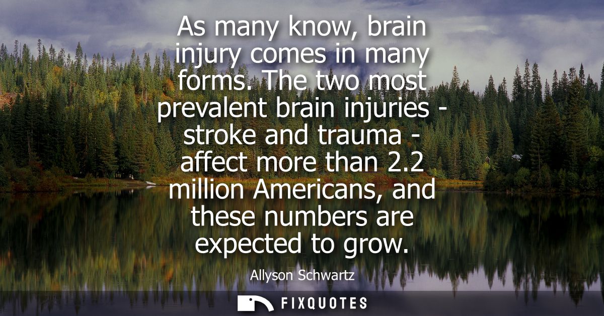 As many know, brain injury comes in many forms. The two most prevalent brain injuries - stroke and trauma - affect more 