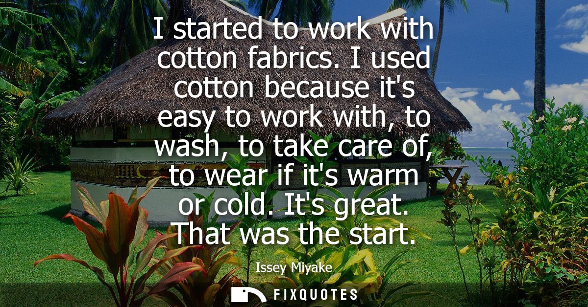 I started to work with cotton fabrics. I used cotton because its easy to work with, to wash, to take care of, to wear if