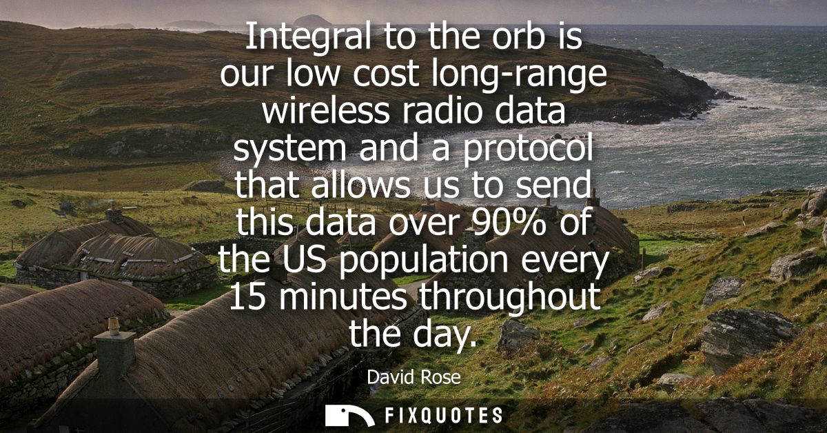 Integral to the orb is our low cost long-range wireless radio data system and a protocol that allows us to send this dat