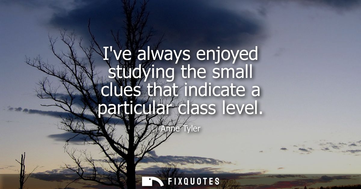 Ive always enjoyed studying the small clues that indicate a particular class level