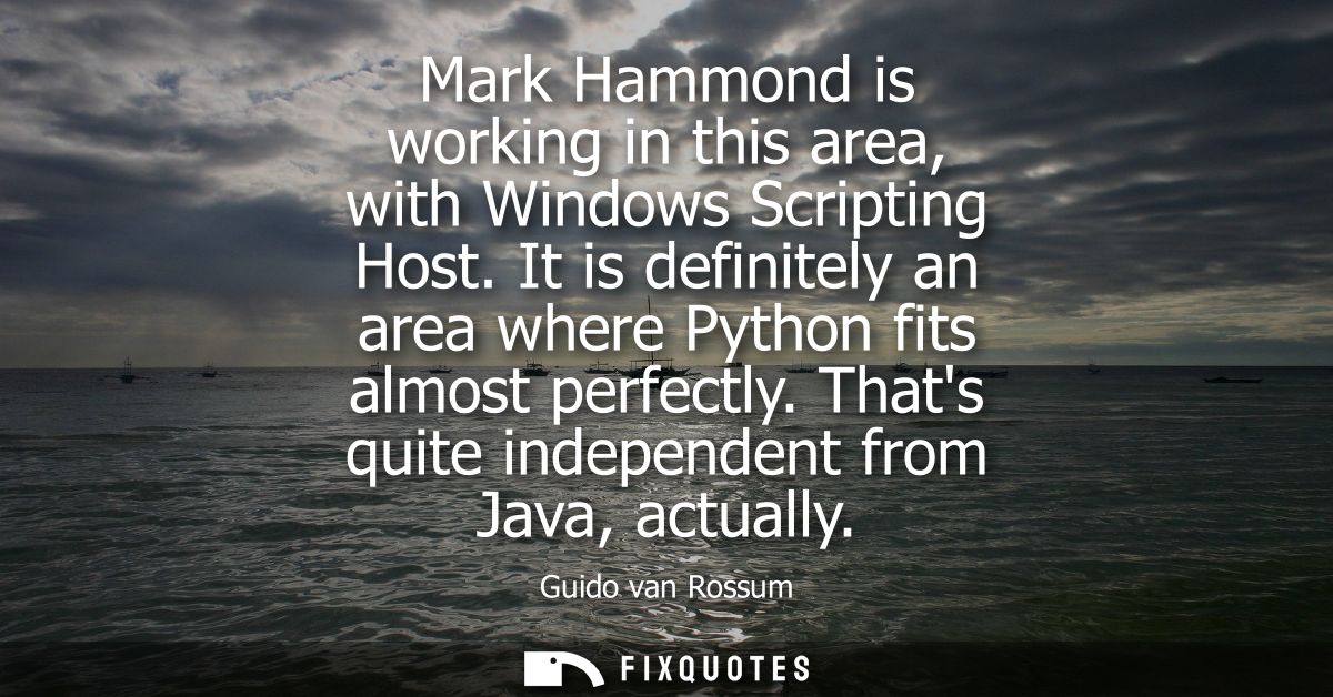 Mark Hammond is working in this area, with Windows Scripting Host. It is definitely an area where Python fits almost per