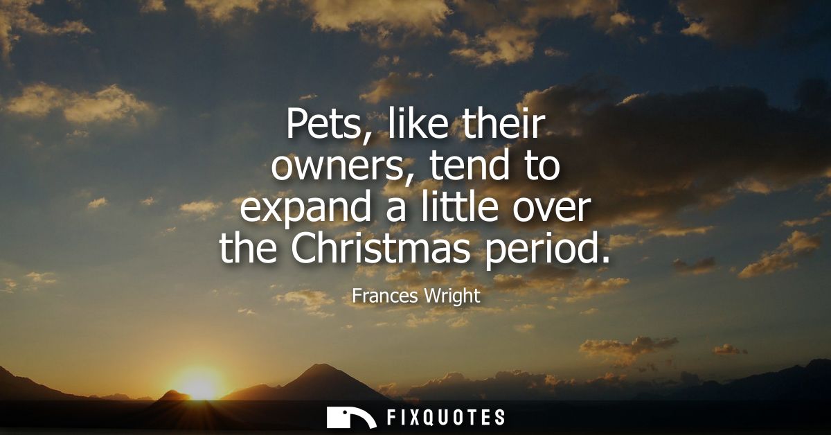 Pets, like their owners, tend to expand a little over the Christmas period