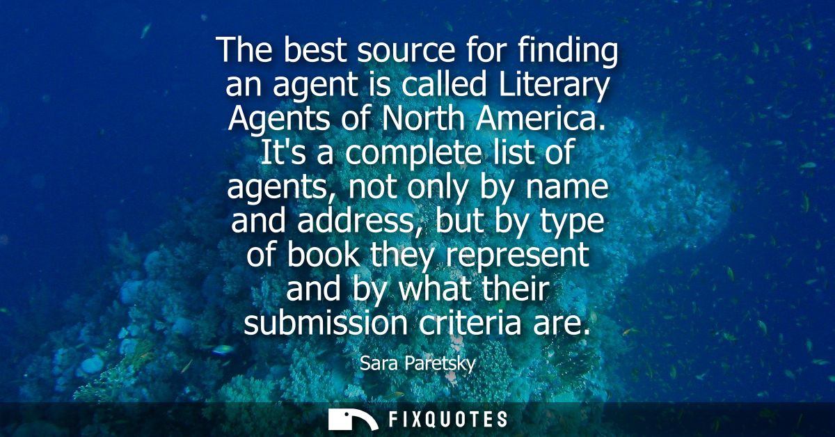 The best source for finding an agent is called Literary Agents of North America. Its a complete list of agents, not only