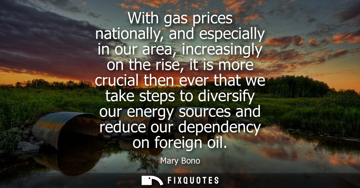 With gas prices nationally, and especially in our area, increasingly on the rise, it is more crucial then ever that we t