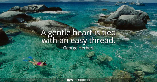 Small: A gentle heart is tied with an easy thread