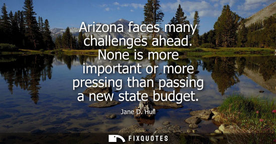 Small: Arizona faces many challenges ahead. None is more important or more pressing than passing a new state b