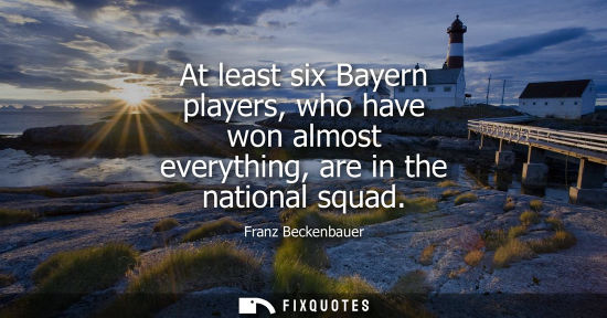 Small: At least six Bayern players, who have won almost everything, are in the national squad