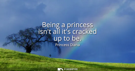 Small: Being a princess isnt all its cracked up to be