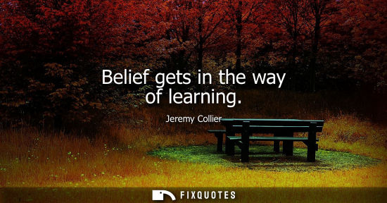 Small: Belief gets in the way of learning