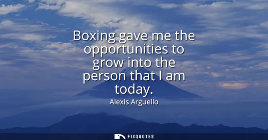 Small: Boxing gave me the opportunities to grow into the person that I am today