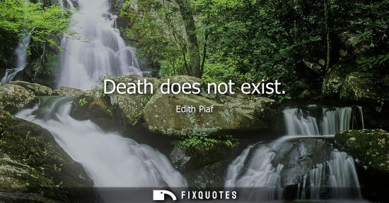 Small: Death does not exist