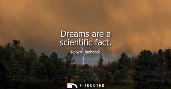 Small: Dreams are a scientific fact