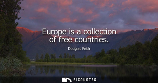 Small: Europe is a collection of free countries