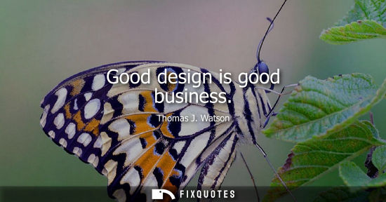Small: Good design is good business