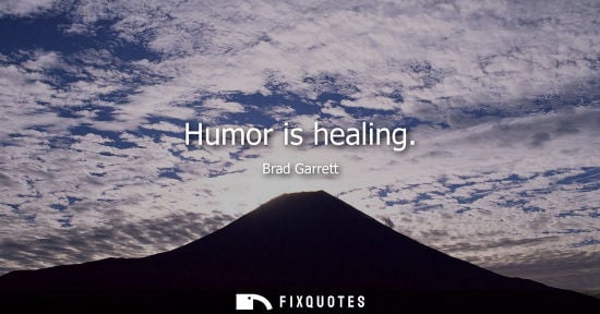 Small: Humor is healing